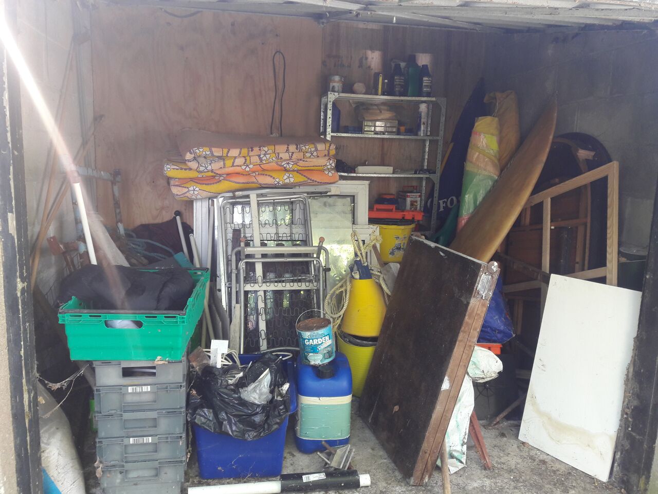 Garage junk