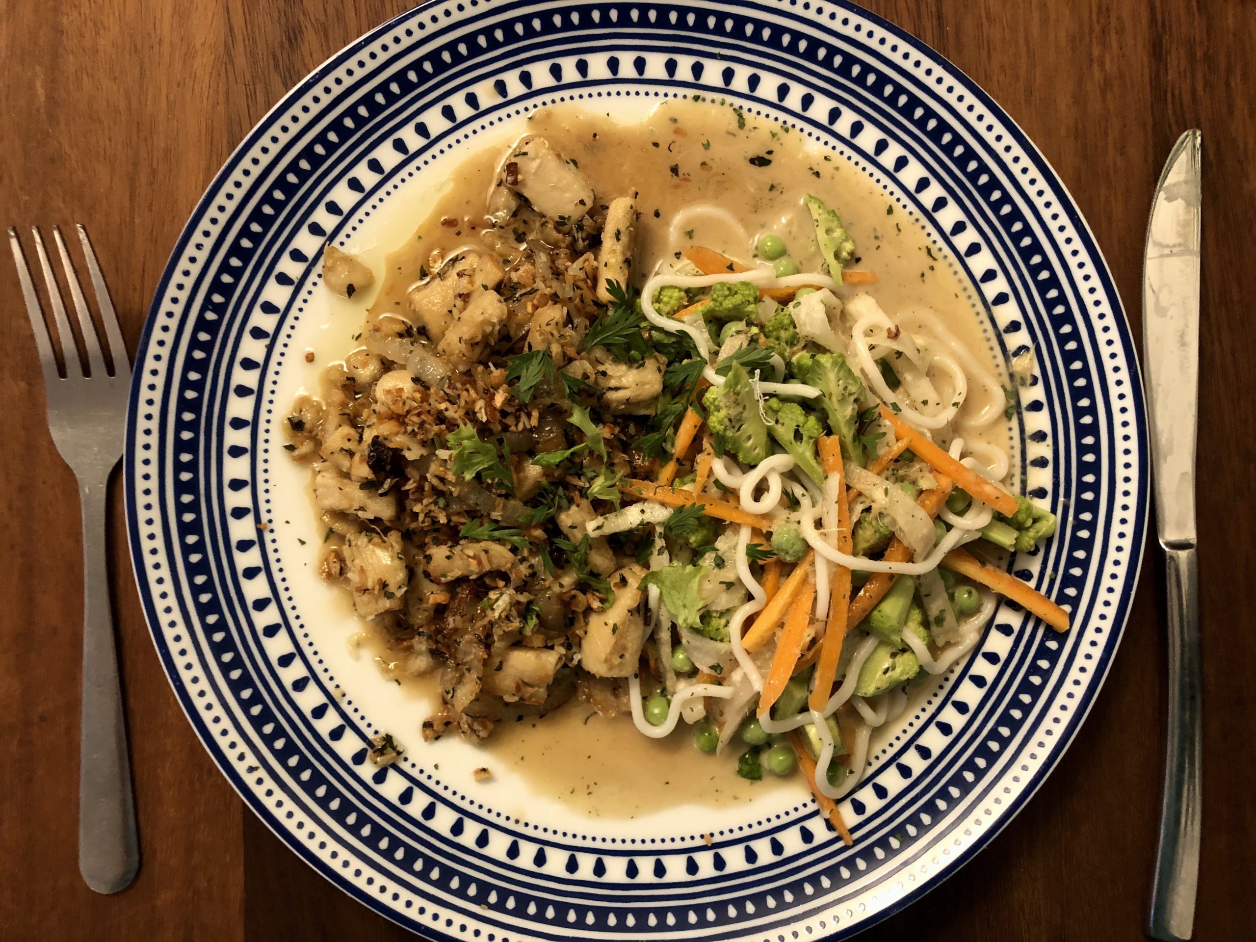 Coconut and lemongrass salad